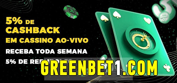 Promoções do cassino ao Vivo greenbet 